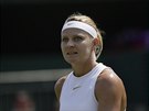 Lucie afáová ve tetím kole Wimbledonu.