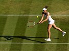 Rumunská tenistka Mihaela Buzarnescuová ve tetím kole Wimbledonu.