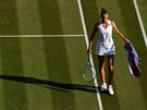 Karolína Plíková ve tetím kole Wimbledonu.