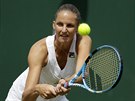 Karolína Plíková v osmifinále Wimbledonu