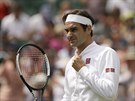 Obhájce titulu Roger Federer v osmifinále Wimbledonu.