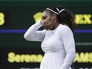 Serena Williamsová v osmifinále Wimbledonu.