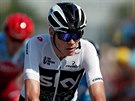 Britský jezdec Chris Froome jede na kole bhem 2. etapy Tour de France