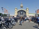 Oslavy 115. výroí znaky motocykl Harley-Davidson, 5. ervence 2018 na...