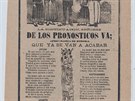Mexický horoskop z roku 1903