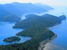 Veliko i Malo jezero hledejte v národním parku na ostrov Mljet.