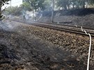 Hasi�i ve st�edu bojovali s rozs�hl�m po��rem u koleji�t� mezi �st�m nad Labem...