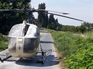Nalezený vrtulník, pouitý k útku Faida z vzení