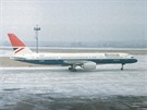 Boeing 757 společnosti British Airways v Praze.