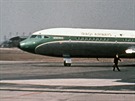 Trident Iraqi Airways v Praze v roce 1967.