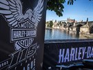 Píprava na oslavy 115. výroí Harley-Davidson v Praze