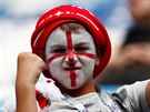 Anglický fanouek ped tvrtfinále mistrovství svta proti védsku