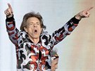 Mick Jagger spolu s Rolling Stones na koncertu v praských Letanech 5....
