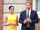 Vévodkyn Meghan a princ Harry (Londýn, 5. ervence 2018)