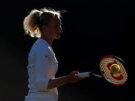 esk tenistka Kateina Siniakov m nelehk kol - v prvnm kole el nasazen...