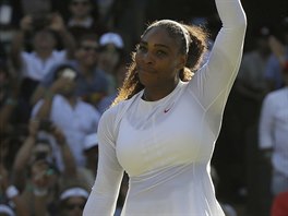 Vtzstv. Amerianka Serena Williamsov vstoupila do 132. ronku Wimbledonu...