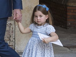 Princezna Charlotte na křtu svého bratra, prince Louise (Londýn, 9. července...