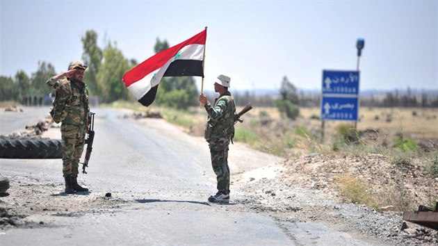 Syrsk vldn jednotky v provincii Dar (30. ervna 2018)