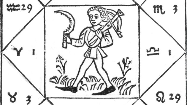 Tento horoskop sestavil Johannes Engel v roce 1488.