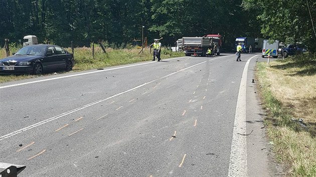 Nehoda si vy��dala jeden lidsk� �ivot a jedno st�edn� t�k� zran�n�.