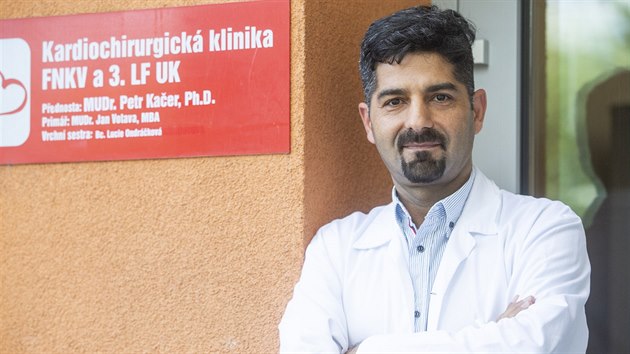 Kurdský kardiochirurg Mariwan Majid (27. června 2018).