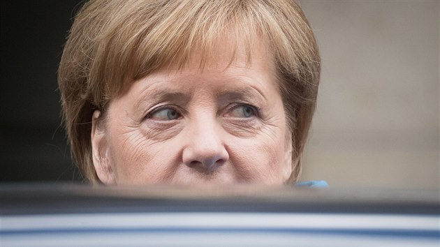 Německá kancléřka a předsedkyně CDU Angela Merkelová po rozhovoru v ZDF. (30. červen 2018)