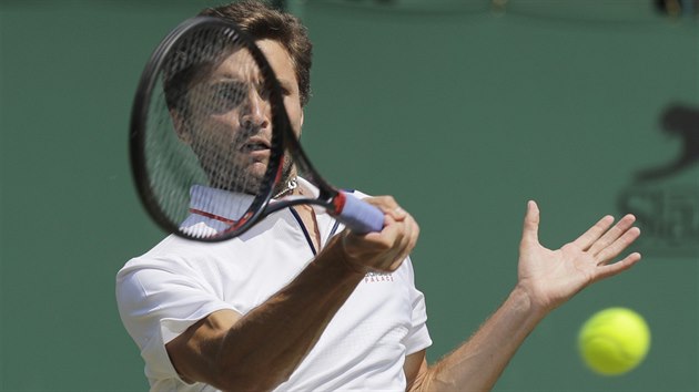 Francouzsk tenista Gilles Simon se sousted na der ve 3. kole Wimbledonu.