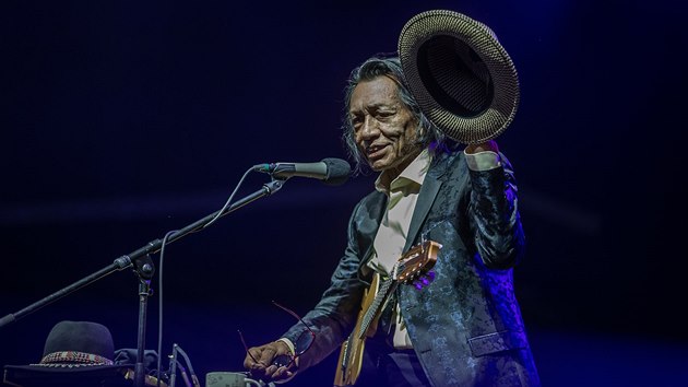 Rodriguez na festivalu Rock for People (5. července 2018)