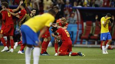 Radost i smutek. Belgičtí fotbalisté ve čtvrtfinále mistrovství světa vyřadili...