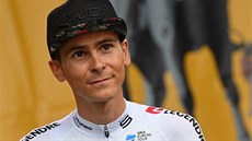 Warren Barguil na startu Tour de France.