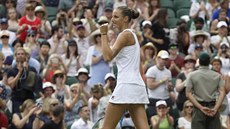 6:3, 6:3. Češka Karolína Plíšková si poprvé zahraje třetí kolo Wimbledonu po...
