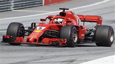 Sebastian Vettel bhem Velké ceny Rakouska formule 1