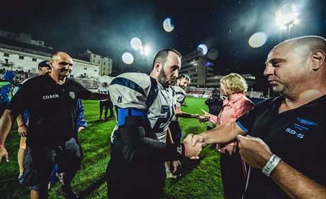 Adam Synáek, manaer a linebacker Ostravy patí k nejvtím oporám Steelers.