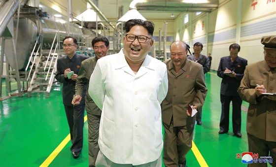 Severokorejský vdce Kim ong-un (10. ervence 2018)