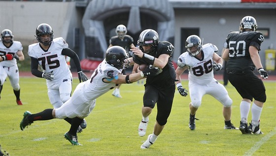 Momantka z duelu Silver Bowlu Vysoina Gladiators - Ústí nad Labem Blades.