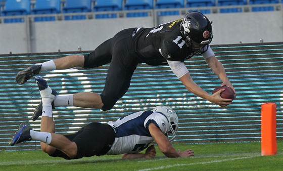 Momentka z Czech Bowlu: Ostrava Steelers vs. Prague Black Panthers