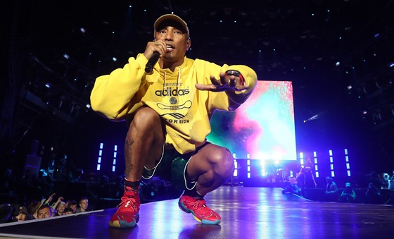 Pharrell Williams s kapelou N.E.R.D. na Colours of Ostrava (18. července 2018)