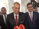 Prezident Milo Zeman ekl, e ást opozice zejm dostala z jeho projevu...