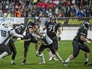 FINÁLE V OSTRAV. Týmy Ostrava Steelers a Prague Black Panthers se letos v boji...