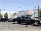 Trumpova limuzína na summitu v Helsinkách