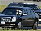 Trumpova limuzína na summitu v Helsinkách