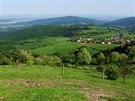Divín, Ru�iná a Budiná z vrchu Jasenie