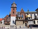Krakovská katedrála na hrad Wawel
