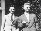 Jan Antonín Baa (vpravo) a Tomá Baa jr. na snímku z roku 1932