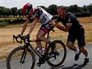 Irský cyklista Daniel Martin bhem osmé etapy Tour de France