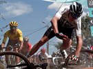 CHRIS FROOME LETÍCÍ. tynásobný ampion Chris Froome bhem deváté etapy Tour...