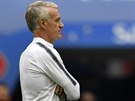 Didier Deschamps na tréninku francouzské reprezentace.