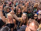 Fanouci na metalovm festivalu Masters of Rock 2018 ve Vizovicch.