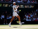 Srbský tenista Novak Djokovi prohrál los, a tak zaal finále Wimbledonu na...