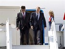 S hodinovým zpožděním přiletěl do Helsinek Vladimir Putin